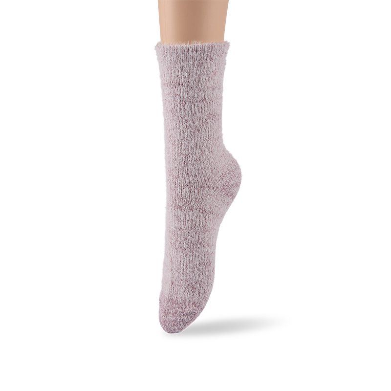 RZ009 Feather Yarn Chenille Soft Warm Plush Women’s Boot Socks