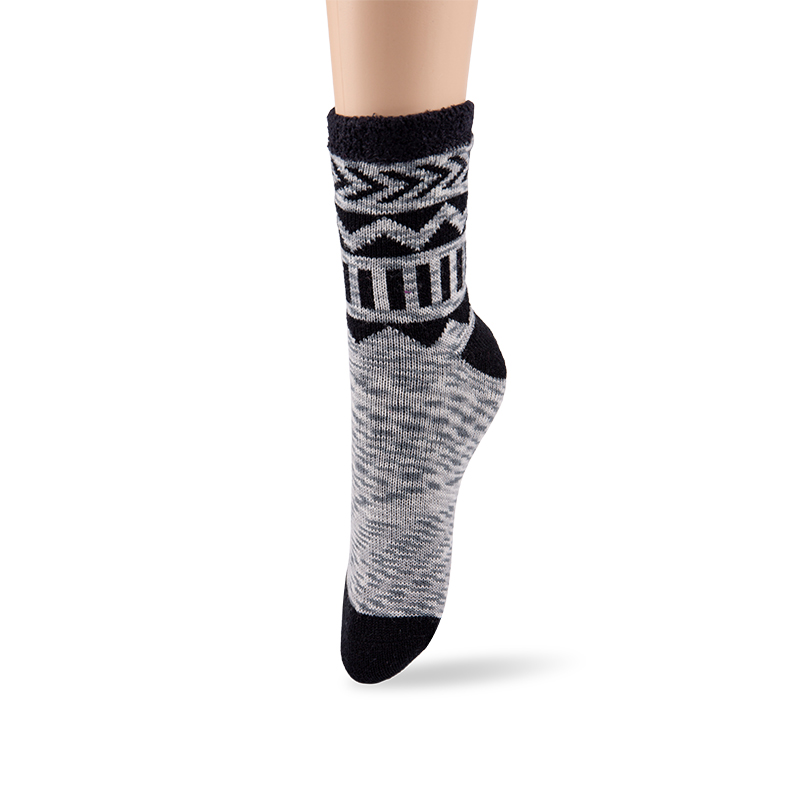 RZ046 Nordic Style Thickened Double-Layer Thermal Women’s Boot Socks