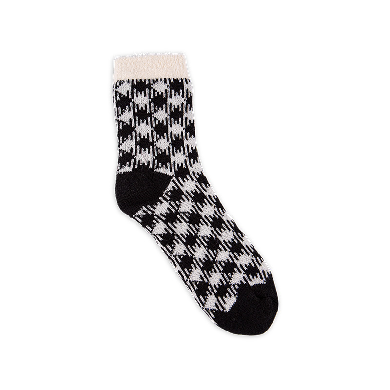 RZ046 Nordic Style Thickened Double-Layer Thermal Women’s Boot Socks