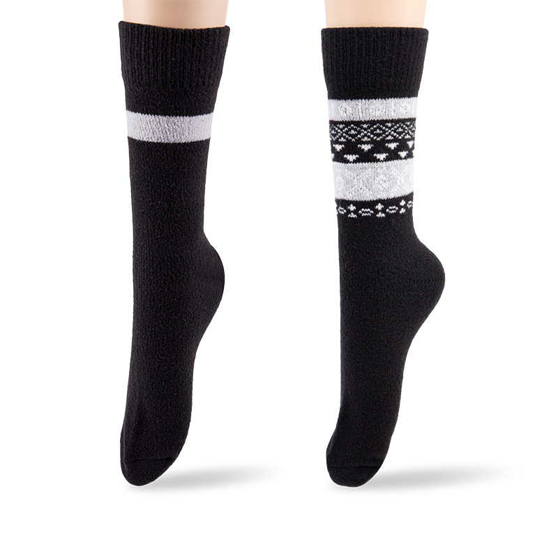RZ304 Minimalist Polyester Velvet Men's Boot Socks