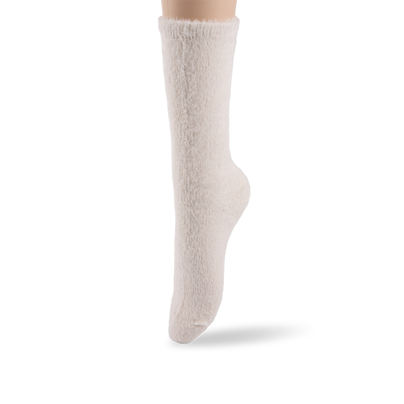 RZ166 Faux Mink Fleece Autumn Story Thermal Women’s Boot Socks