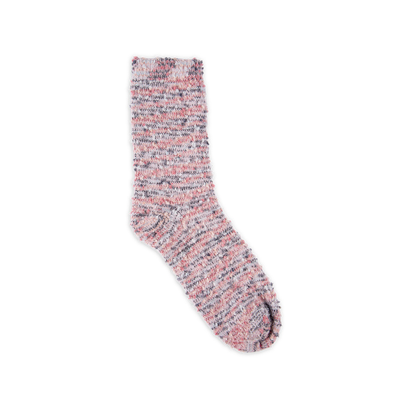 RZ125 Playful Candy Color Fuzzy Speckled Mid-Calf Women’s Boot Socks