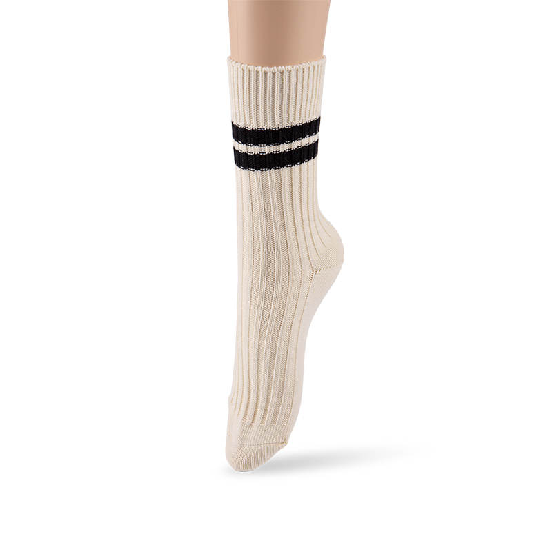 RZ103 Minimalist Striped Mid Calf Cotton Spring & Summer Series Socks RZ103 Minimalist Striped Mid Calf Cotton Spring & Summer Series Socks