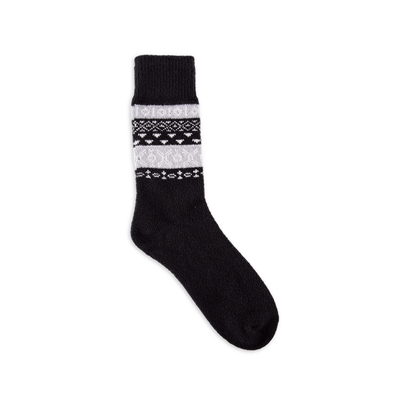 RZ304 Minimalist Polyester Velvet Men's Boot Socks