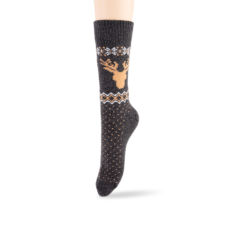 RZ304 Scandinavian Style Polyester Velvet Boot Socks