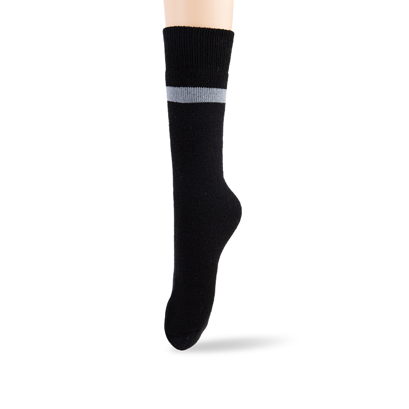 RZ249 Minimalist Elegant Thickened Men's Boot Socks with Brushed Terry Lining
