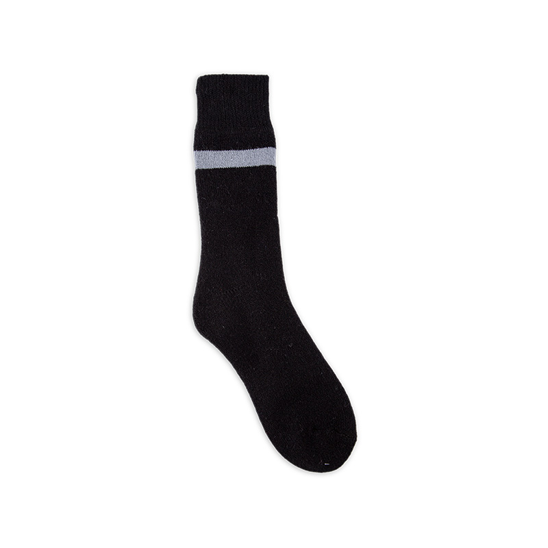 RZ249 Minimalist Elegant Thickened Men's Boot Socks with Brushed Terry Lining