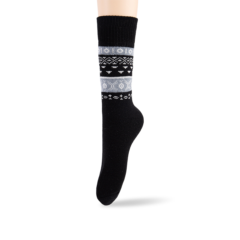 RZ249 Minimalist Elegant Thickened Men's Boot Socks with Brushed Terry Lining
