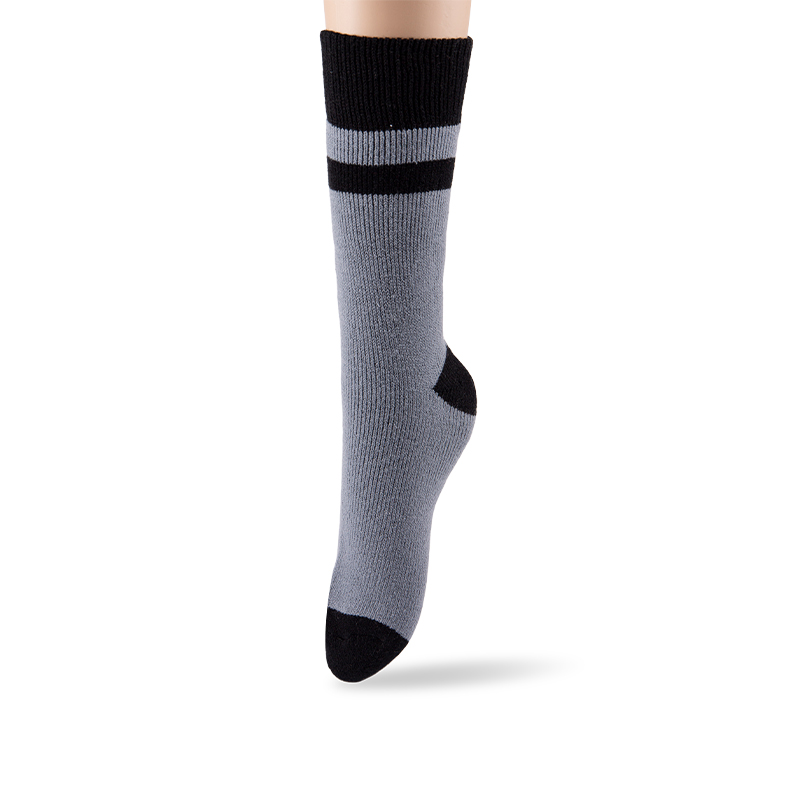 RZ249 Minimalist Elegant Thickened Men's Boot Socks with Brushed Terry Lining