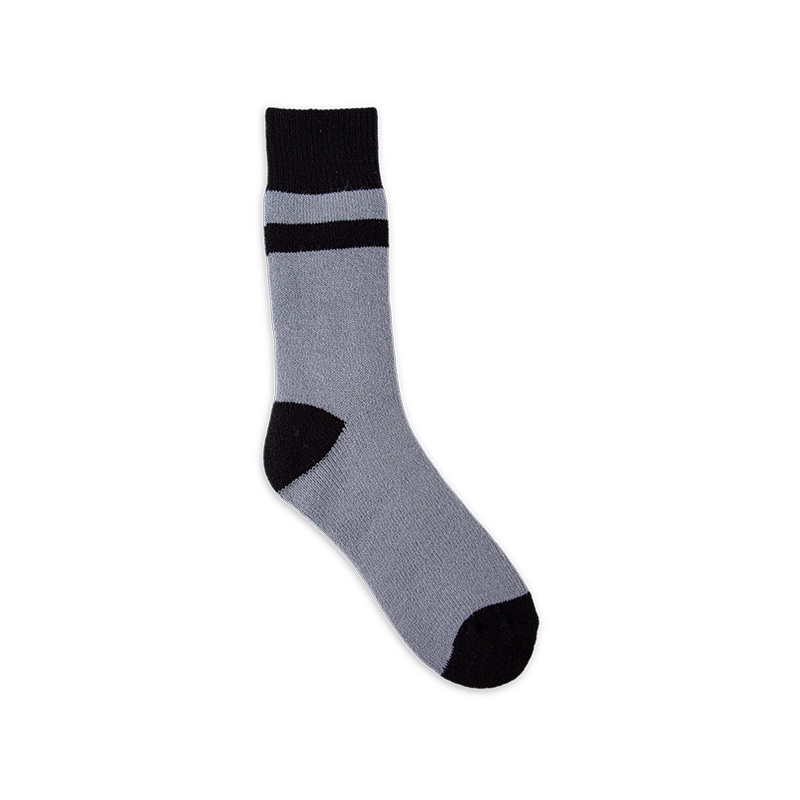 RZ249 Minimalist Elegant Thickened Men's Boot Socks with Brushed Terry Lining