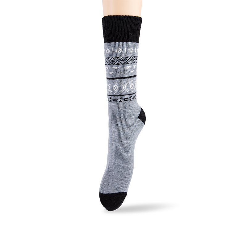 RZ249 Minimalist Elegant Thickened Men's Boot Socks with Brushed Terry Lining