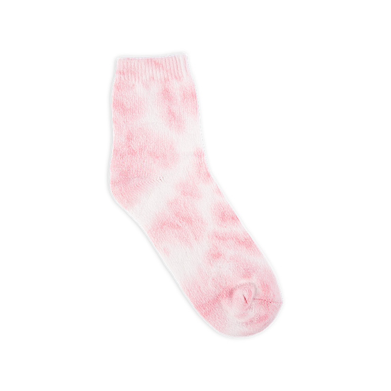 RZ306 Sweet Girl Tie-Dye Plush Warm Socks