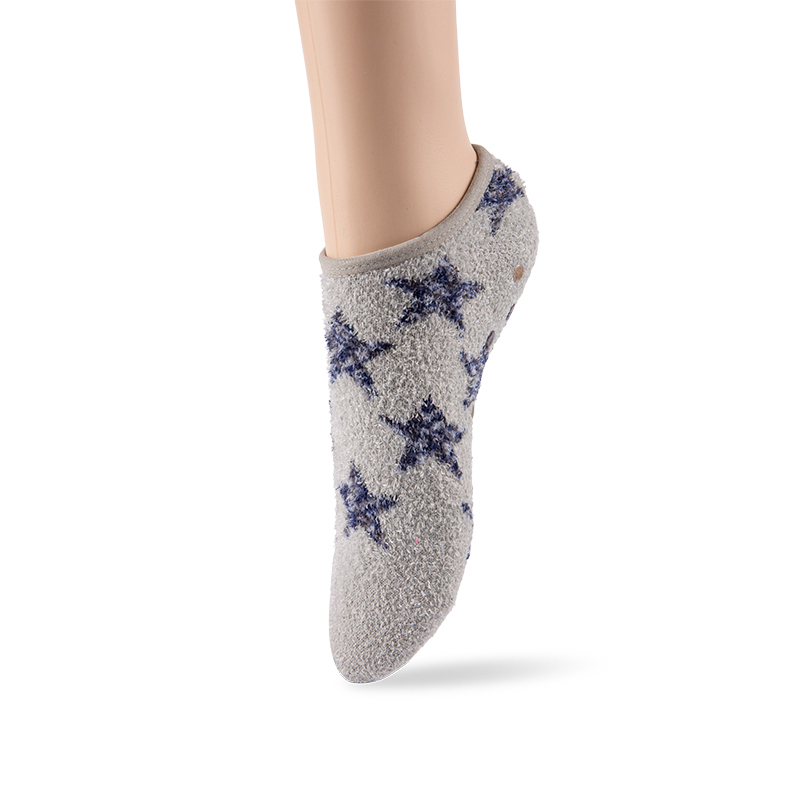 RZ307 Feather Yarn Star Invisible No-Show Socks