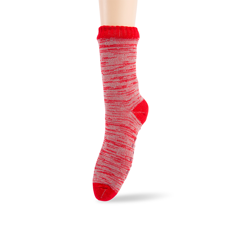 RZ299 Men's Classic Vintage Thick Warm Anti-Slip Cabin Socks with Sherpa Fleece Lining