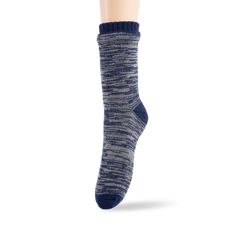 RZ299 Men's Classic Vintage Thick Warm Anti-Slip Cabin Socks with Sherpa Fleece Lining