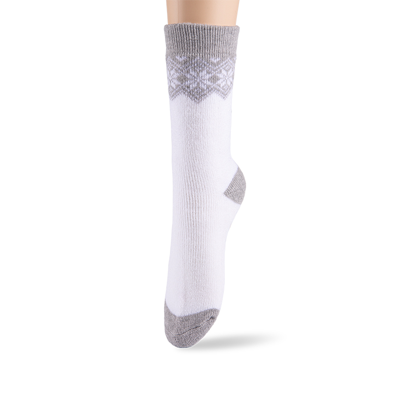 RZ038 Playful Brushed Acrylic Women’s Heat Retainer Socks