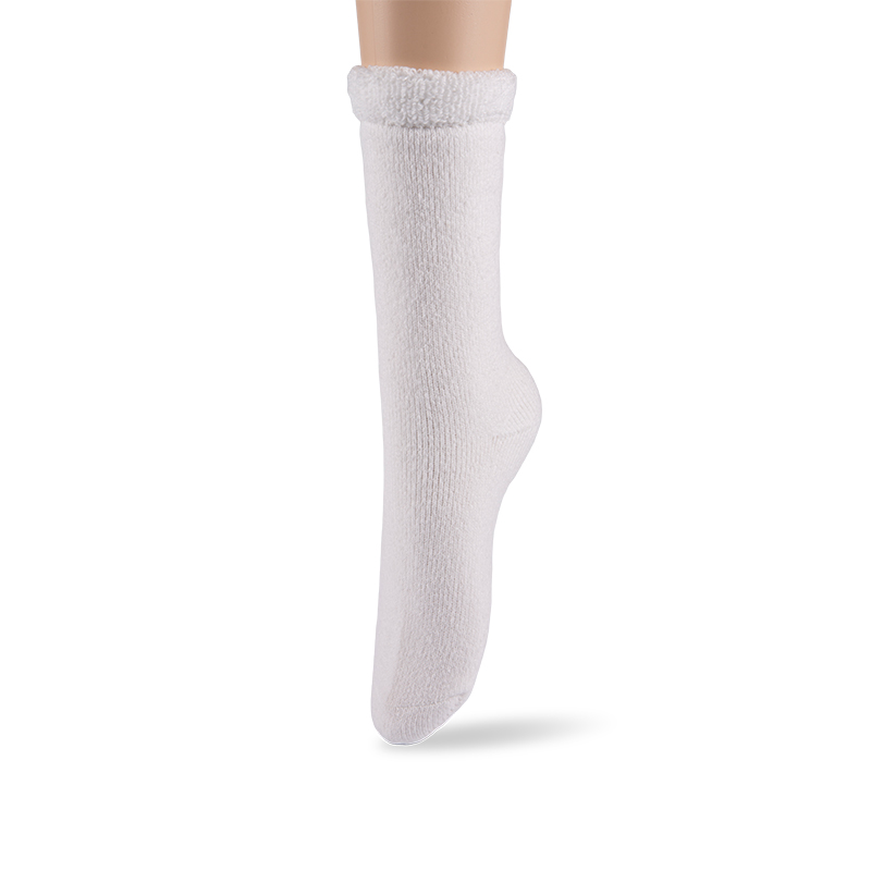 RZ280 Morandi Color Terry Polyester Fleece Warm Women’s Heat Retainer Socks
