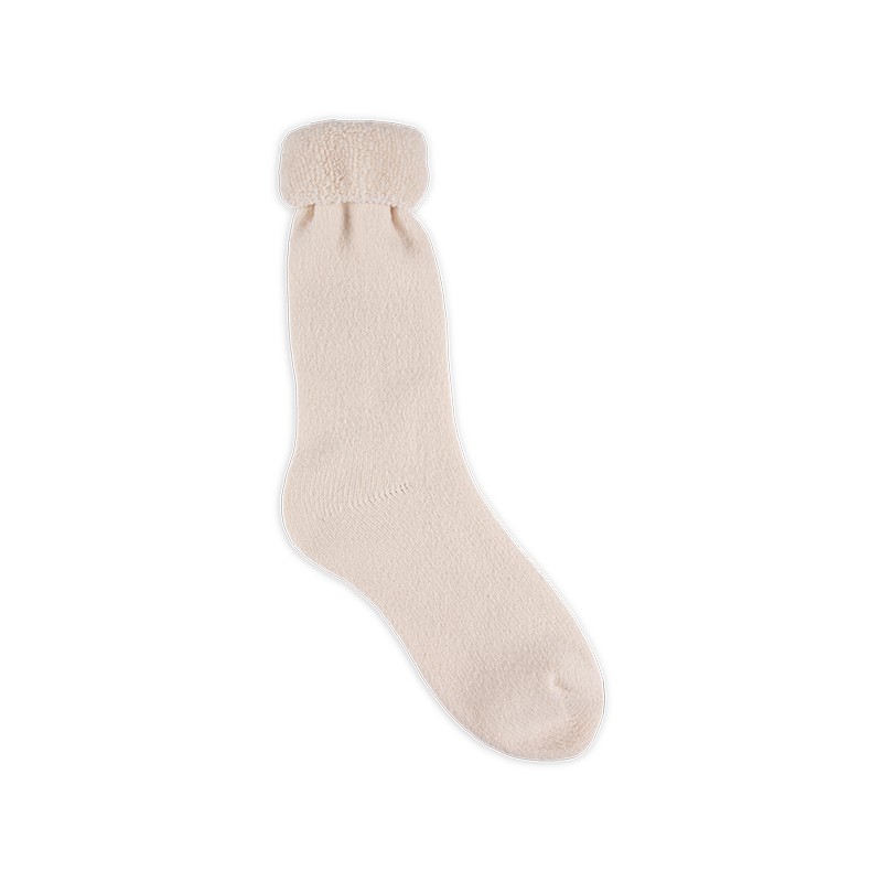 RZ280 Morandi Color Terry Polyester Fleece Warm Women’s Heat Retainer Socks