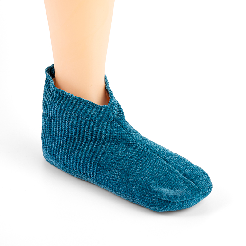 RZ024 Chenille Knit Thick Sherpa Lined Home Slipper Socks