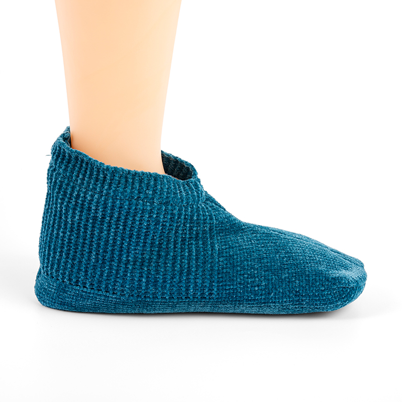 RZ024 Chenille Knit Thick Sherpa Lined Home Slipper Socks