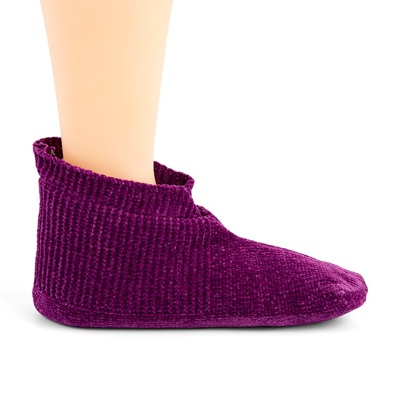 RZ024 Chenille Knit Thick Sherpa Lined Home Slipper Socks