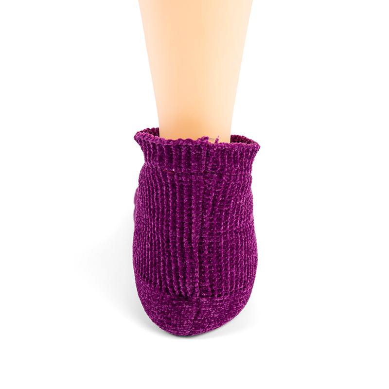RZ024 Chenille Knit Thick Sherpa Lined Home Slipper Socks