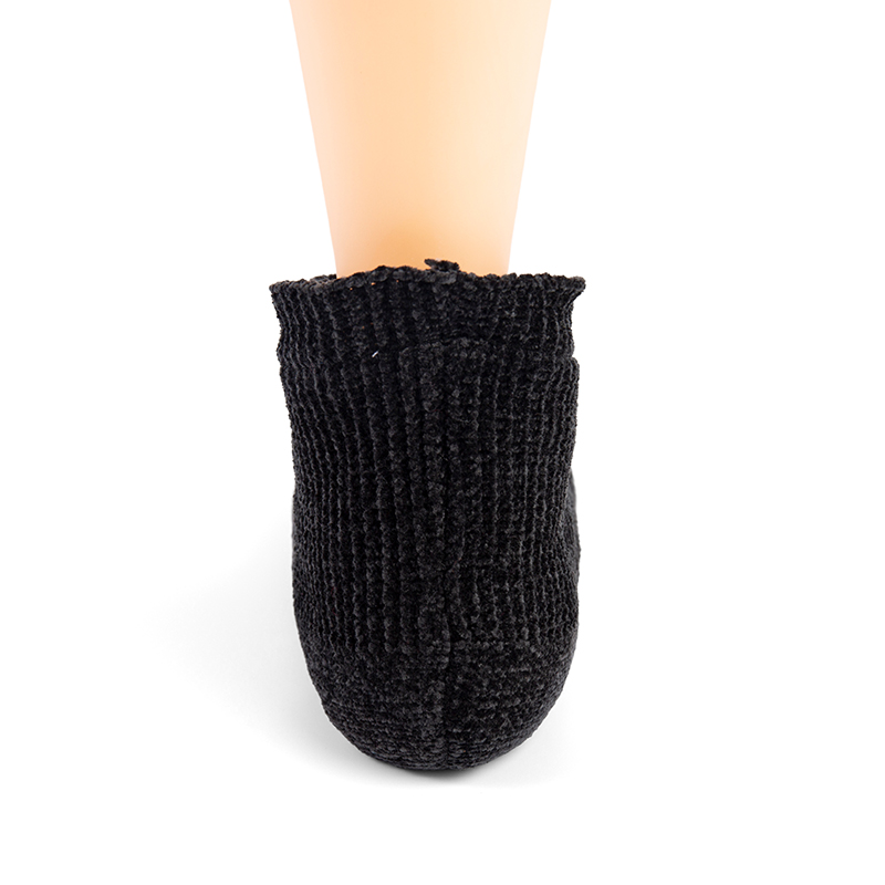 RZ024 Chenille Knit Thick Sherpa Lined Home Slipper Socks