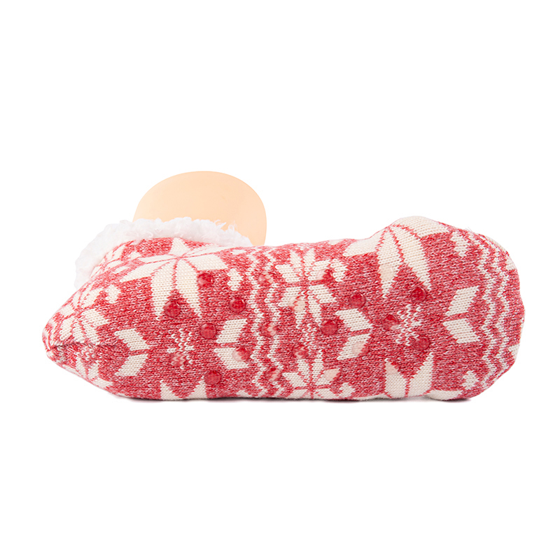 RZ134 Morandi Color Snowflake Pattern, Stripe, and Solid Color Home Knit Slippers