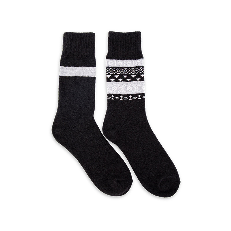 RZ304 Minimalist Polyester Velvet Men's Boot Socks