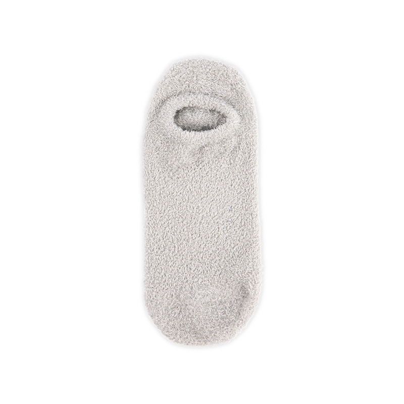 RZ307-1 Feather Yarn Invisible No-Show Socks
